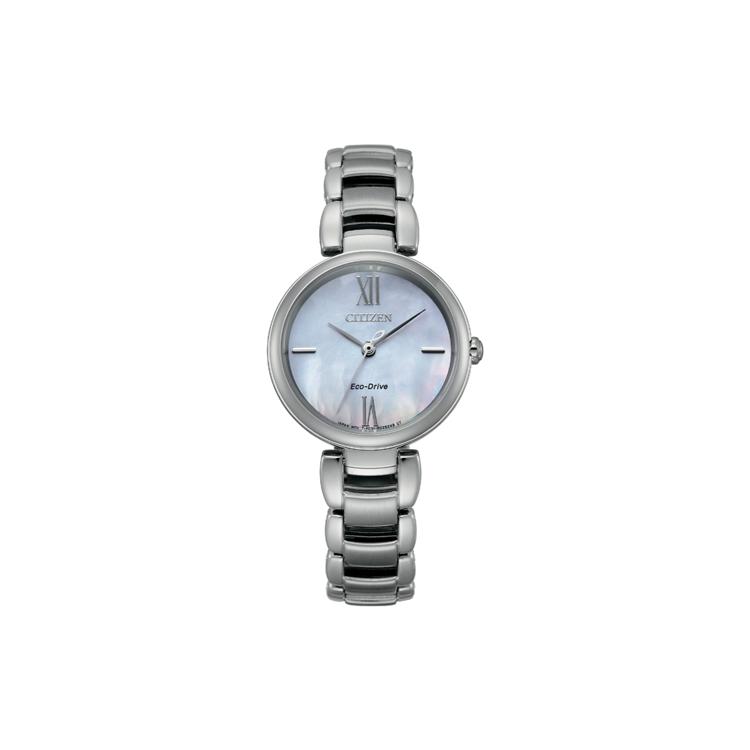 

CITIZEN Women s Ecology Drive Collection Watch EM0530-81Y Silver Gray Strap
