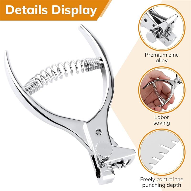 Gutes Muster Einkerbungswerkzeug für Stoff Nähmuster Zange für Stoff Professioneller Locher Einkerber Stanzzange