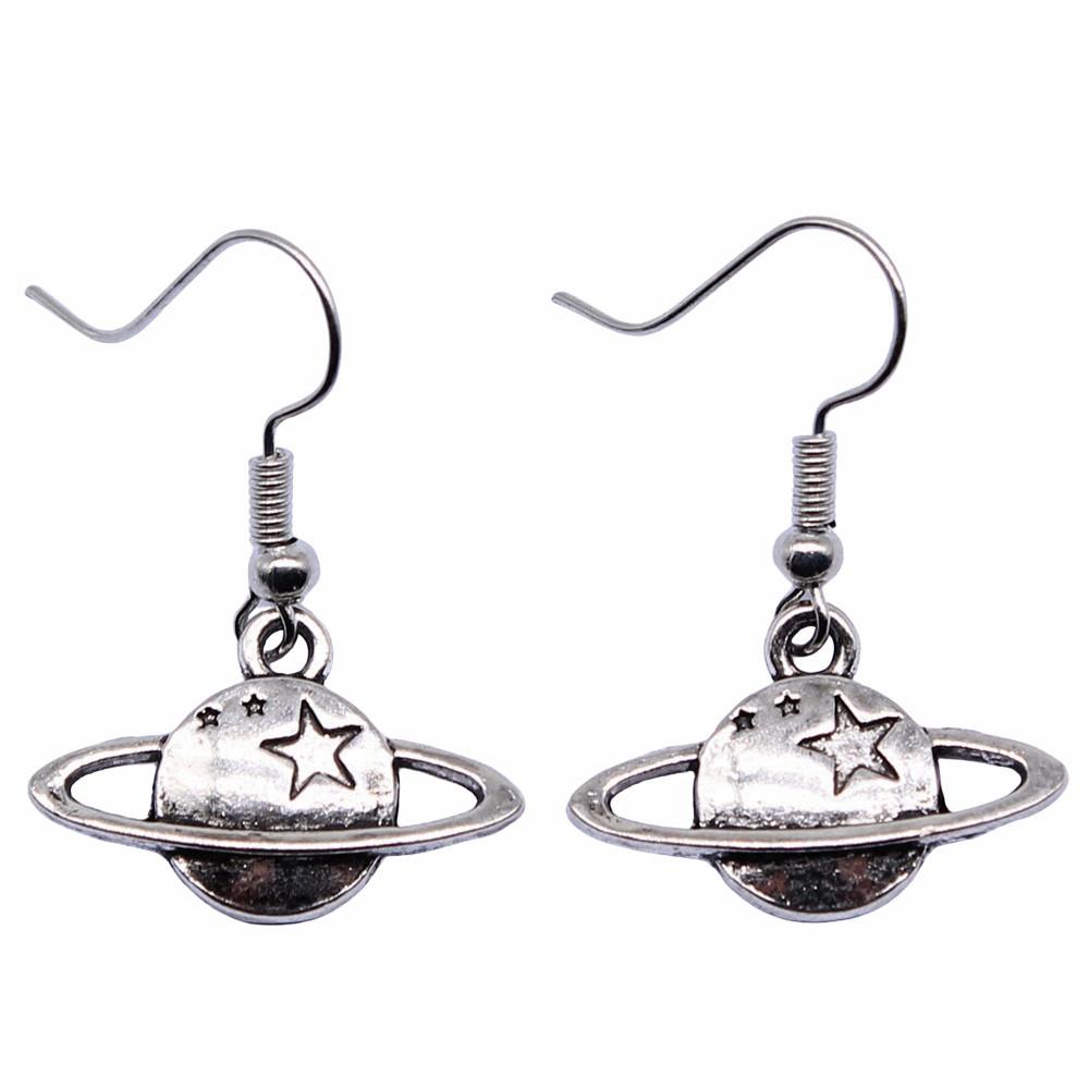 Compass Dangle Earrings Adventure Travel Nautical Navigation Drop Jewelry