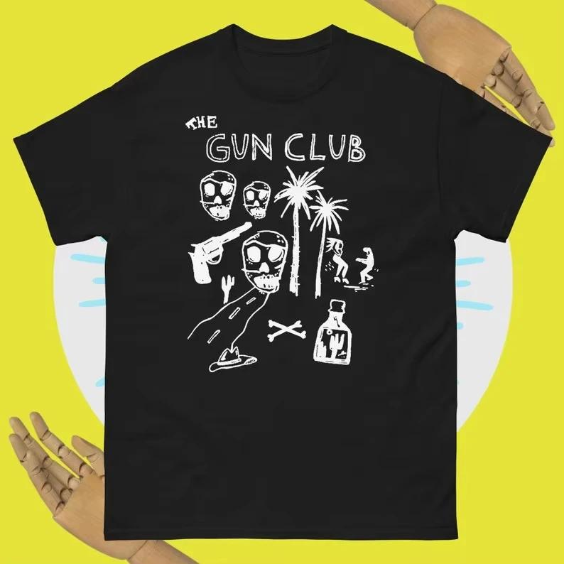 

Футболка The Gun Club Пост-панк группа Футболка The Gun Club Унисекс Женская Летняя Футболка Подарок на День Рождения S