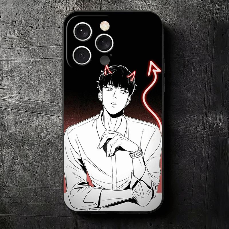 B-J A-Alex Anime Soft Phone Case for iPhone 16 16E 17 Air 15 Pro Max 14 Plus 13 Mini 11 12 7 Black Cover Back Shell