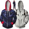 Men Jujutsu Anime Kaisen Hoodies Coat Pullover Sweatshirt Hooded Tops Jumper