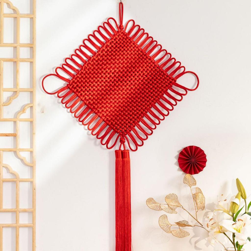 Chinese Knot Wall Decor for Living Room - Perfect for Spring Festival, New Year, Weddings, and Housewarming Gifts