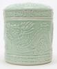 Setomono Honpo Celadon Dragon Urn [5 Sun] Body Diameter 15cm X Height 18cm