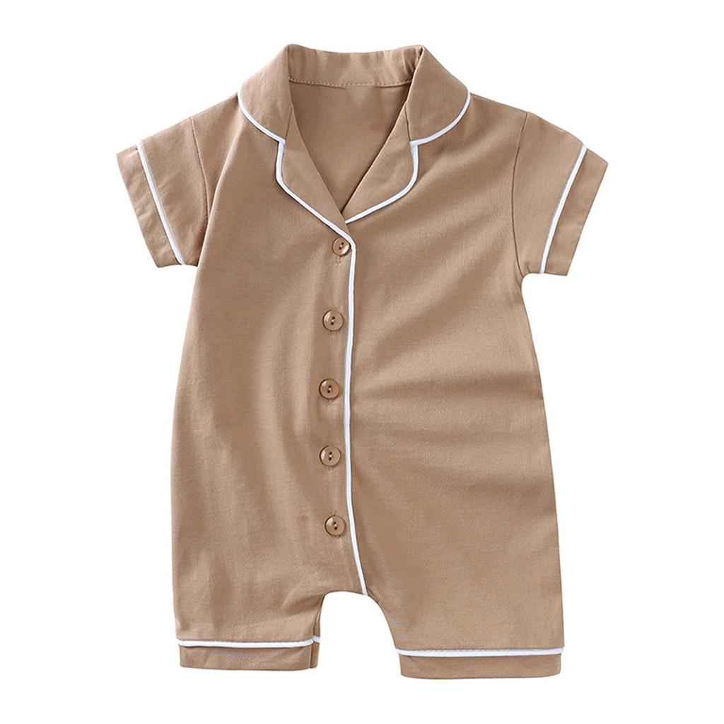 Newborn Summer Romper - Short Sleeve Baby Onesie