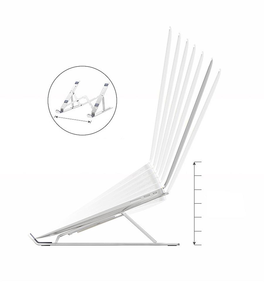 

1 комплект складной подставки для ноутбука из алюминиевого сплава, портативная охлаждающая подставка