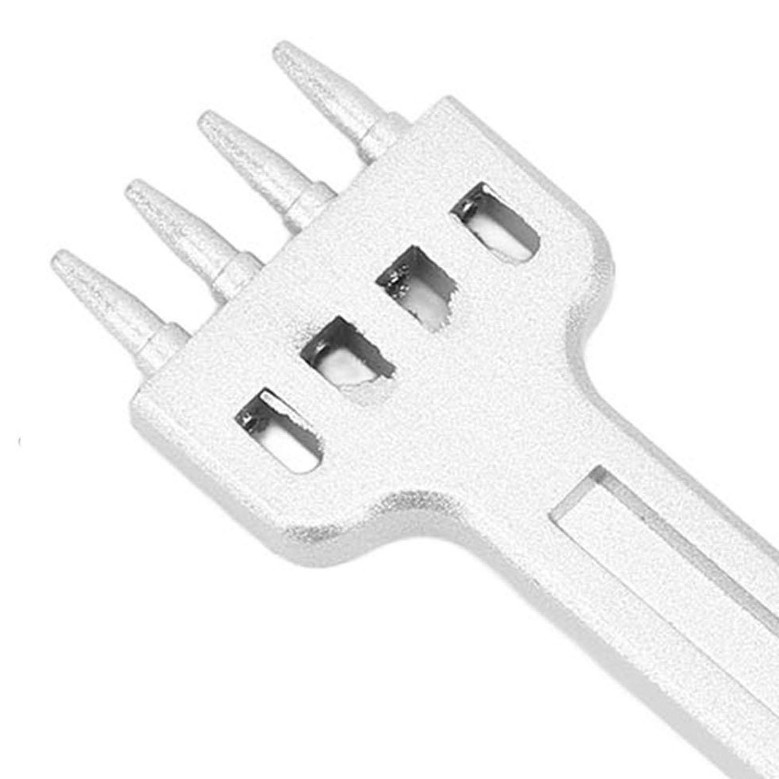 

3 Pcs Leather Prong Punch Black 2 Teeth 4 Teeth 6 Teeth Round Teeth Leather Stiching Punch Punching Tool