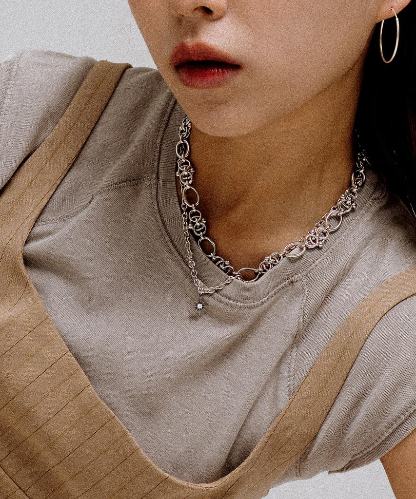 Scaletto Ur005 Stardust Pendant Necklace