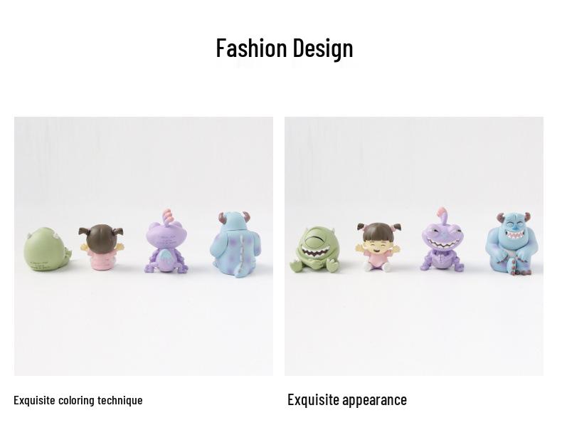 Cute Monster University Sulley & Mike Laughing Doll - Trendy Playable Ornament Figure