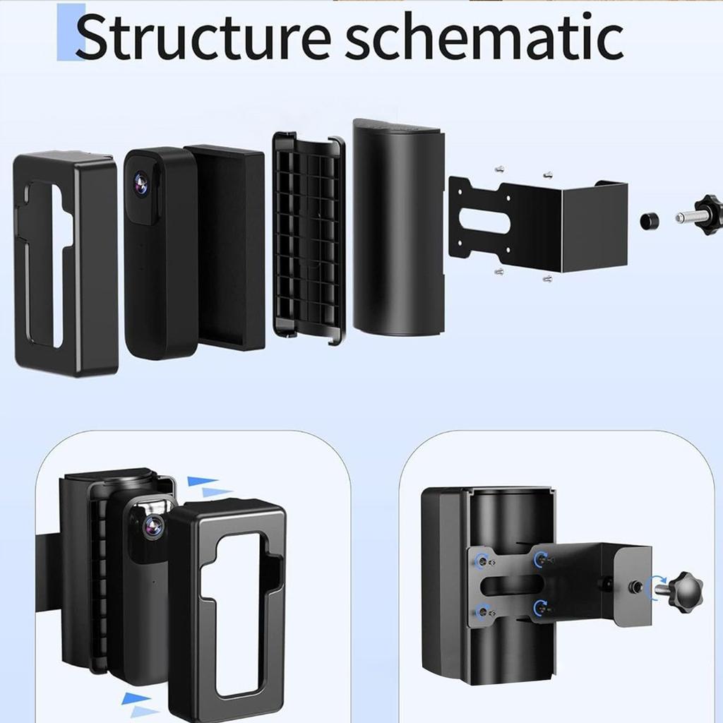 Türklingel Halterung Anti-diebstahl Universal Zubehör 1234 Generation Drehbare