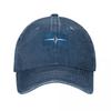Bavaria Yachts Blue Silver Logo Baseball Caps Snapback Denim Fabric Hat Outdoor Adjustable Casquette Hip Hop Baseball Cowboy Hat