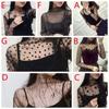 Summer Lady Sexy See Through Mesh Shirts Blouse