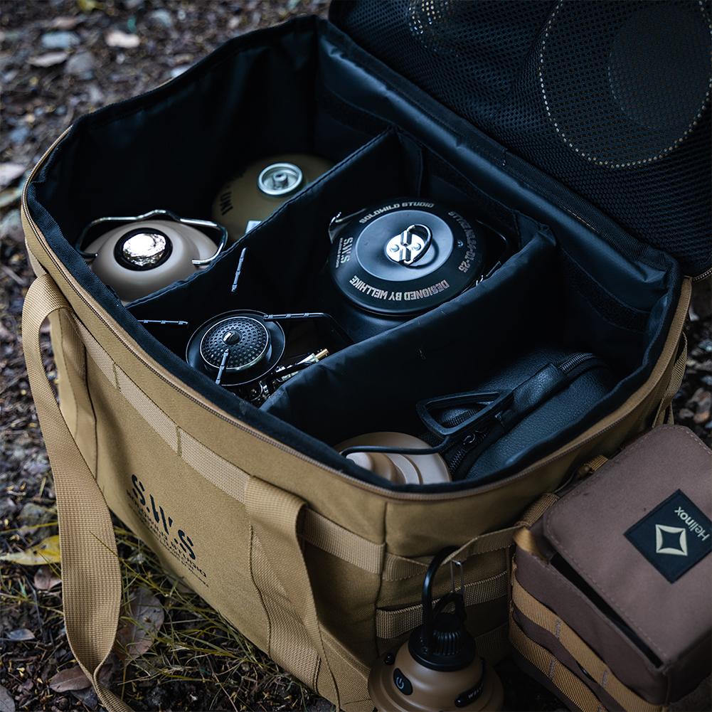 20L/32L Camping Storage Bag Gas Tank Storage Bag Insulated Picnic Bag Cooler Lunch Box Thermal Bag Outdoor BBQ Tools Organizer