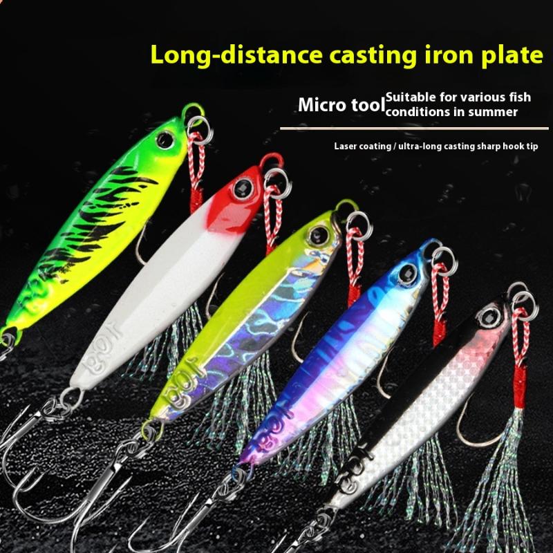Multi Weight Metal Jig Baits 7/10/15/20/30G Deep Sea Bass Lure Saltwater Ice Fishing Artificial Jigging Fishing Accessories