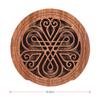 Guitar Wooden Soundhole Sound Hole Cover Block Feedback Buffer Mahogany Wood for EQ Acoustic Folk Guitars