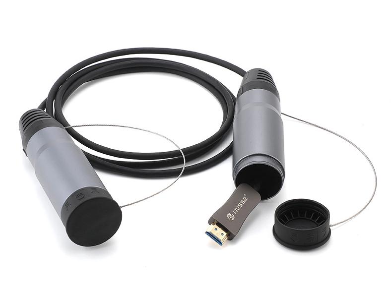 Outdoor Waterproof HDMI and Optical Fiber Connector Protector with Anti-Dust and Anti-Drop Metal Shell