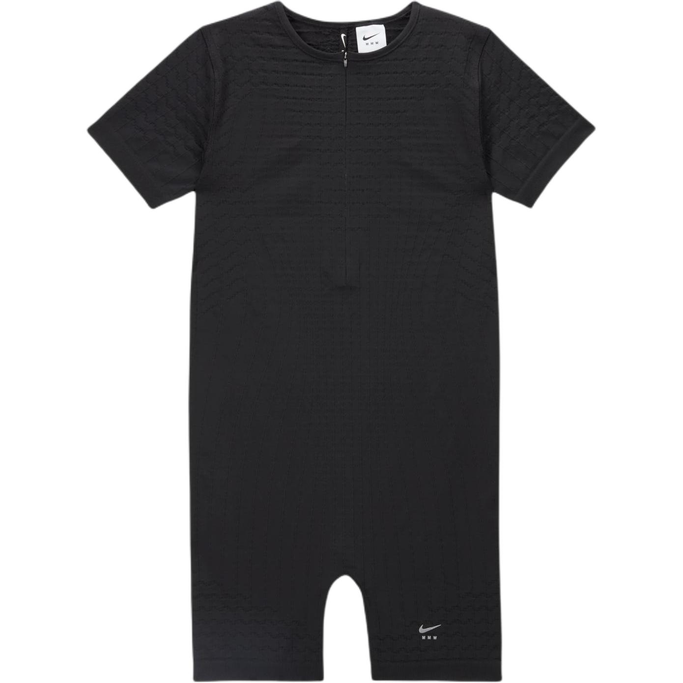 

Nike X 1017 Alyx 9Sm Collaboration Yoga Series Ss24 однотонный круглый вырез удобный универсальный короткий рукав боди женский боди черный DR5375-010 S