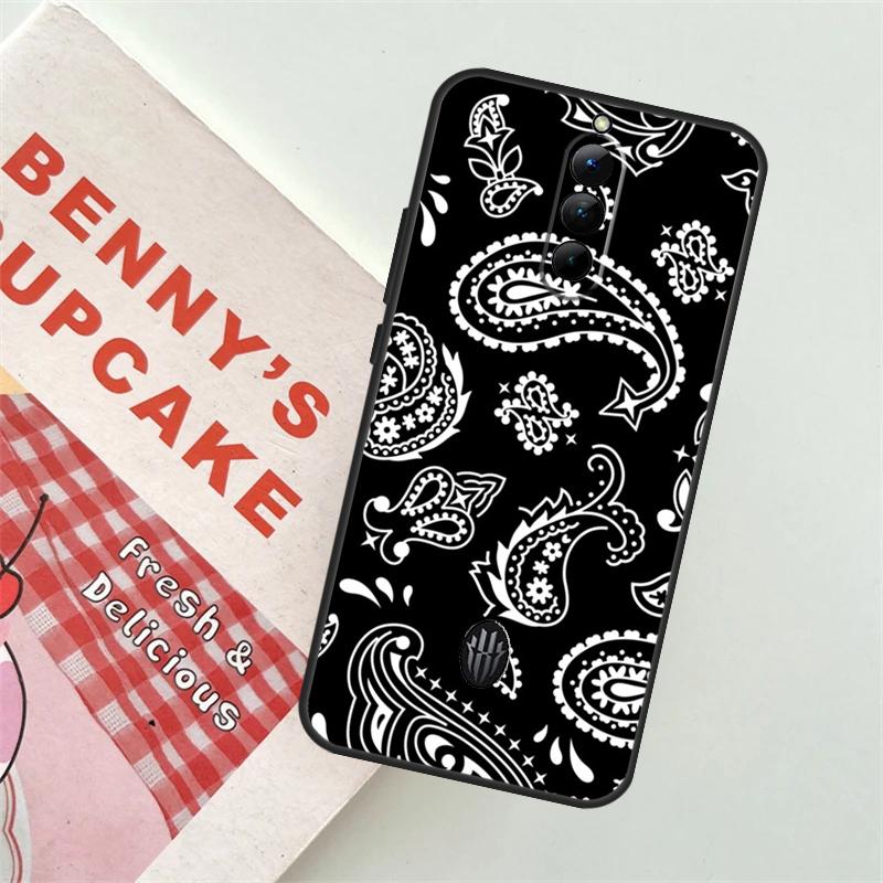 

Bandana Seamless Pattern Phone Case For ZTE Nubia Red Magic 9 Pro Plus 8 8S Pro 5S 5G 6R 6 7 6S 7S Pro Bumper Cover Red Magic 9 Pro