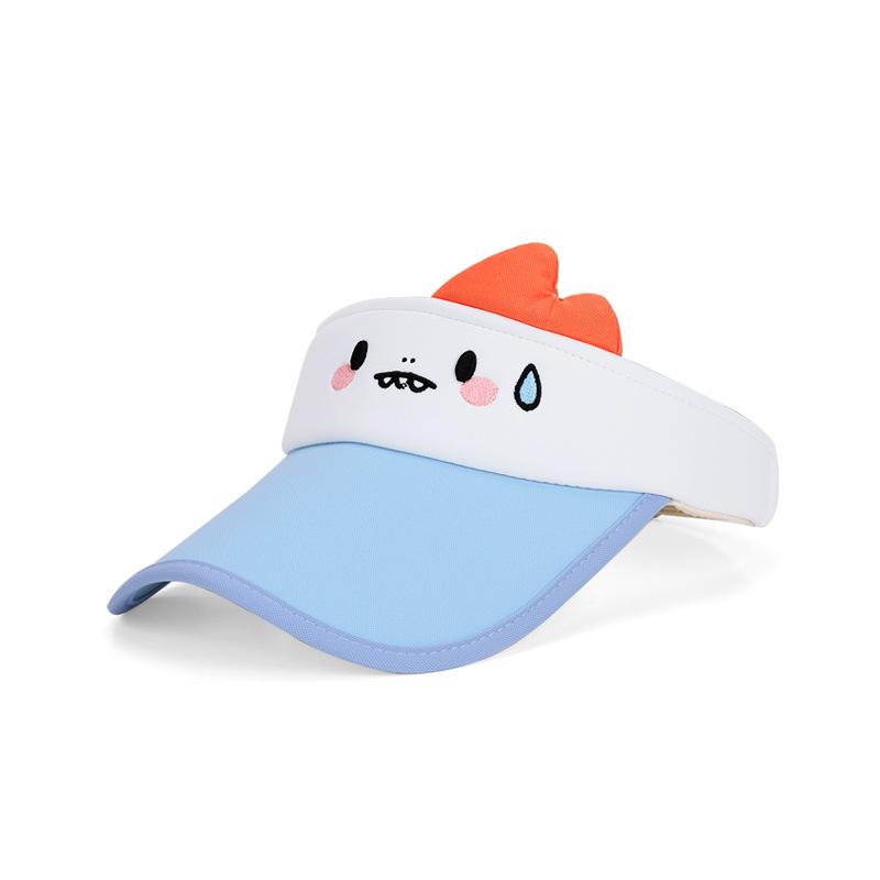 Kapelusz dziecięcy kreskówkowy uroczy przeciwsłoneczny daszek kapelusz z pustą górą dla chłopców i dziewczynek rekreacyjny podróżny z kaczym dziobem czapka baseballowa