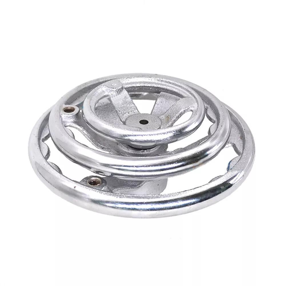 

Легкий у догляді 3-спицевий маховик Хромований маховик Машинні маховики