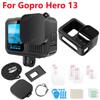 Für Gopro Hero 13 Black Zubehör Hülle Schutzgehäuse Schale Protektor Gummi Silikon + Objektivdeckel Riemen Für Go pro Hero13