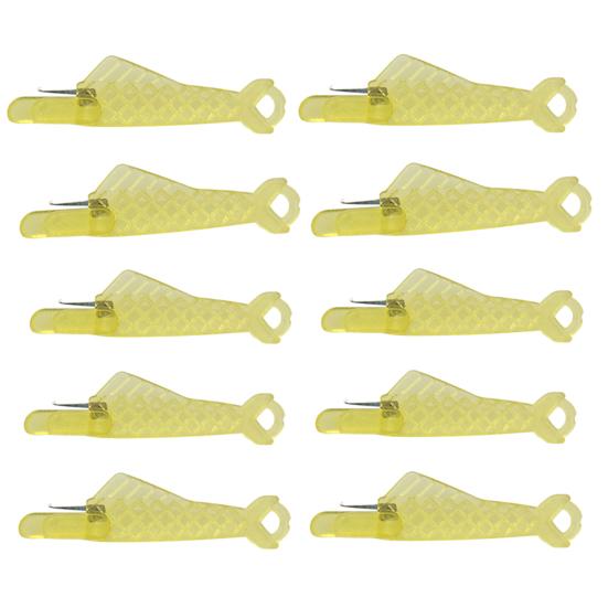 

10Pcs Portable Needle Threader Fish Shape Convenient to Carry Long Service Life Automatic Threader for Embroidery