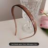 Non-Slip, High-End Feel Hairband with Teeth - Versatile for Face Washing & Dust-Free Hair Management