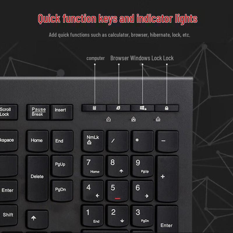 Lenovo M120Pro Wired Keyboard and Mouse Combo
