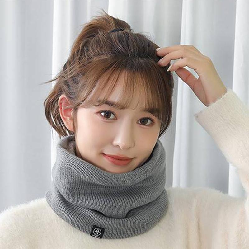 Autumn And Winter Velvet Thickened Scarf Unisex Korean Version Versatile Outdoor Leisure Sports Cycling Cold-Proof Neck Gaiter