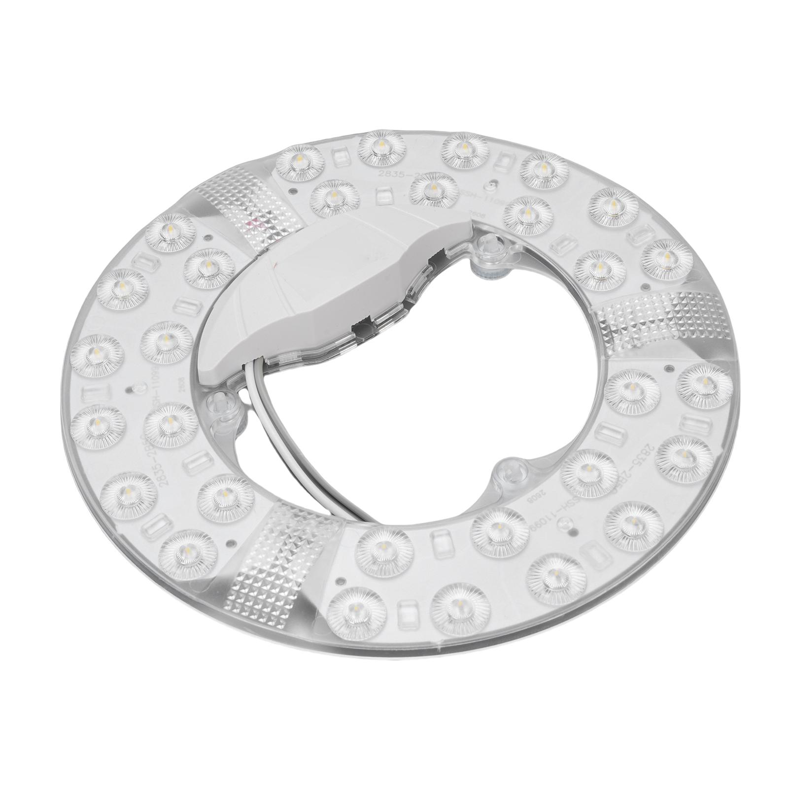 

Ceiling Fan LED Light Energy Saving White Color Ceiling Light Retrofit Kit Round Light Replacement Panel PC Board 30W