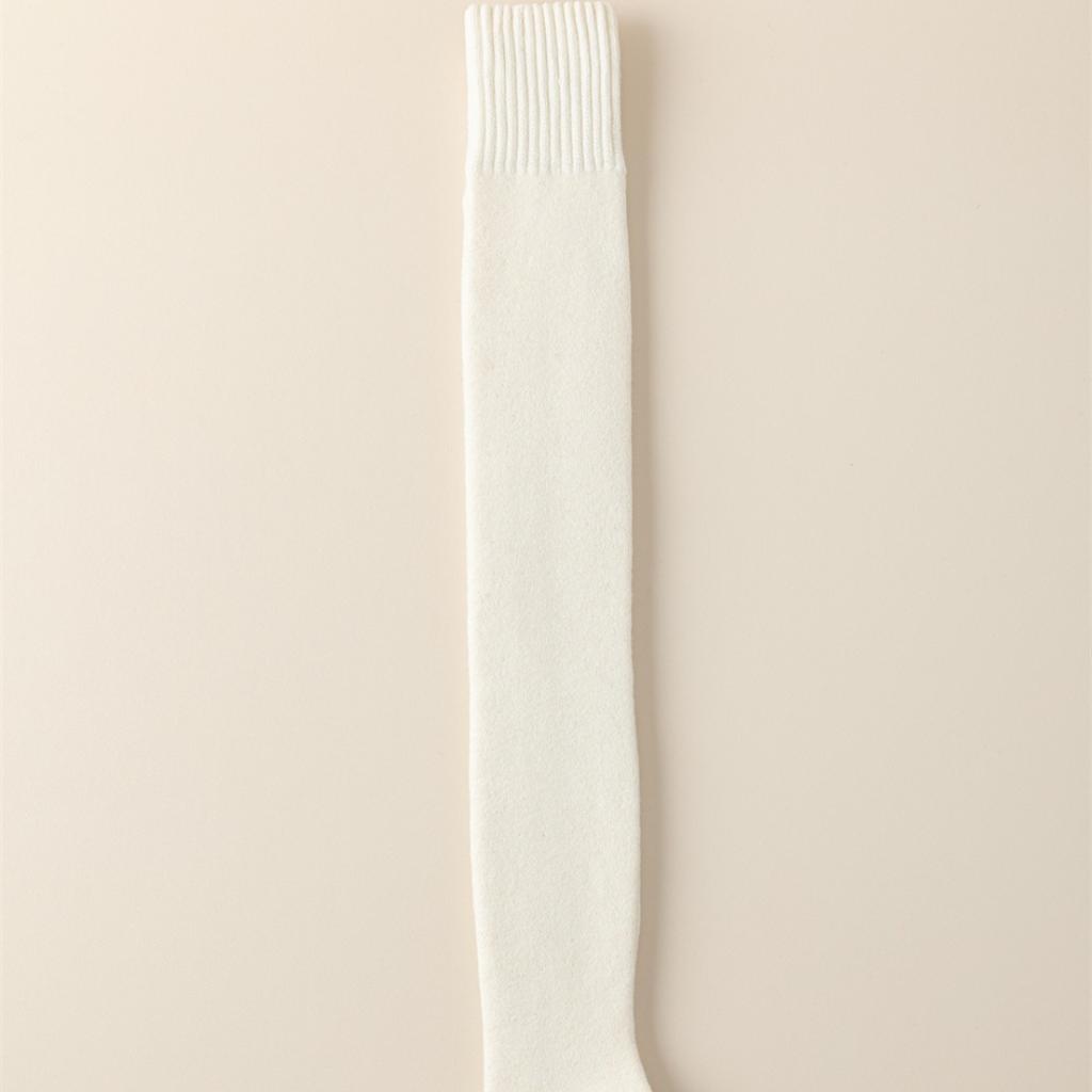 Thickened Lamb Wool Extended Knee Socks Children'S Fleece Warm Waxy Inner Women'S Thigh Socks