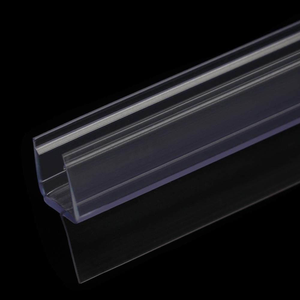 4mm/6mm/8mm/10mm/12mm PVC těsnicí lišty Koupelnové skleněné dveře Těsnění proti povětrnostním vlivům Těsnění oken Vodní zarážka Gumové Koupelnová zástěna Kování