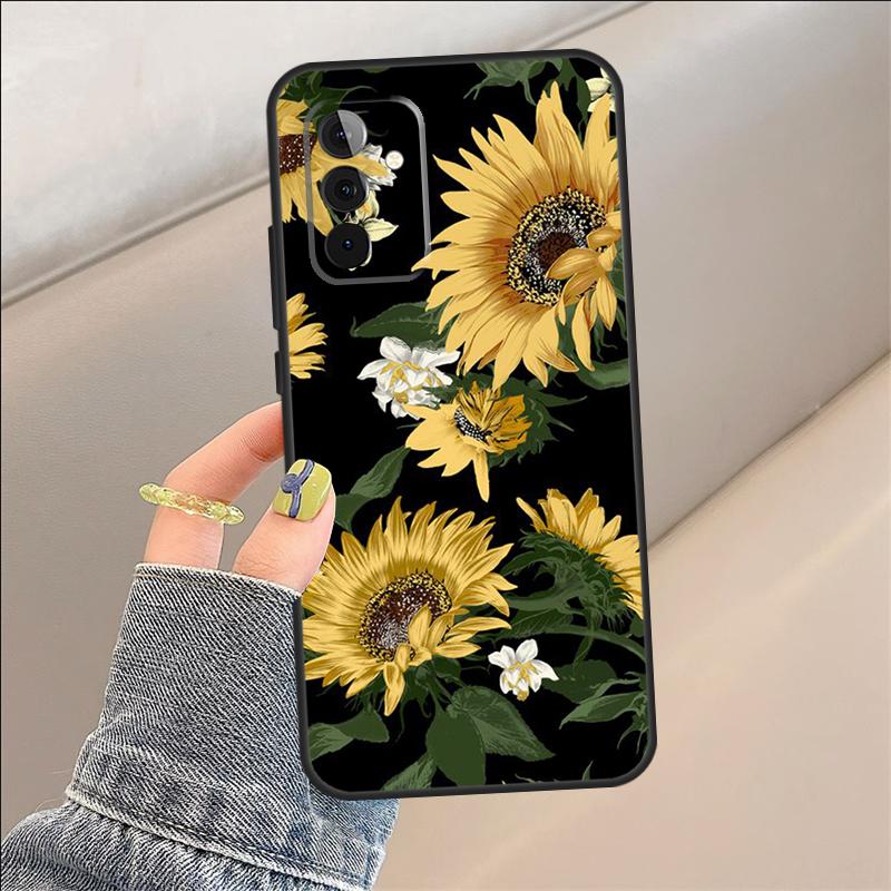 Vintage Sunflowers Case For Samsung Galaxy A06 A05 A32 A16 A55 A36 A26 A54 A34 A14 A22 A52 A35 A15 A53 A13 A56