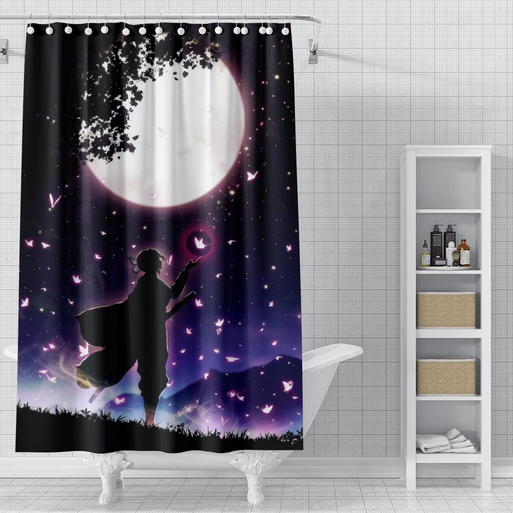 

домашние шторки для душа для ванной водонепроницаемая ткань шторки для ванной современные шторки для душа 180x200 240x200 W90XH180cm