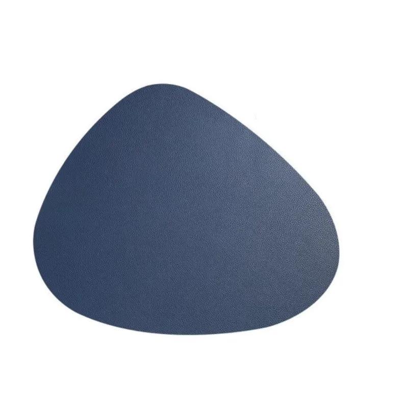 PU Placemats for Tableware Waterproof Non-Slip Coaster Leather Place Heat Insulation for Kitchen Accessories Pad Cup Wine Mat