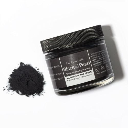 Black Pearl Activated Charcoal Teeth Whitening - Organic & All Natural - Remineralizing Tooth Powder - Anti-Bacterial - Made In USA - 2 oz.