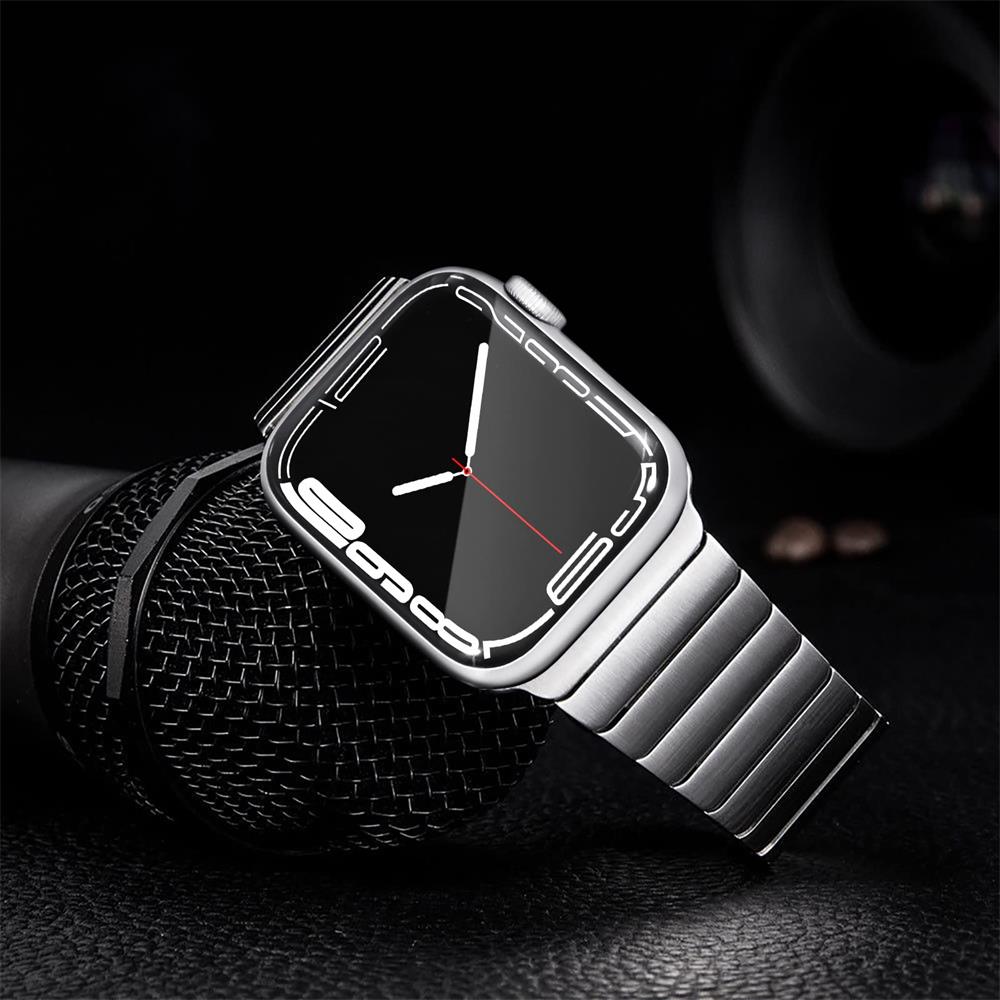 Stainless Steel Strap for Apple Watch Band 44mm 40mm 45mm 41mm 49mm 42mm 38mm Metal Bracelet iWatch Series 7 Se 6 3 4 5 Ultra 8