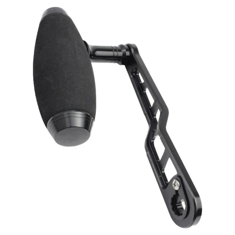 Aluminum Alloy Fishing Reel Rocker Arm Grip Baitcasting Reel Power Handle Replacement Single Fishing Reel Handle
