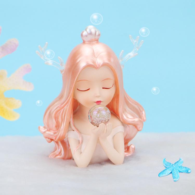 Mermaid Princess Cake Topper for Kids' First Birthday Party
