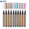 Sta 8151 Color Metal Marker Pens – 10 Vibrant Colors for Photo Albums, Black Cardboard, and DIY Drawing Projects.