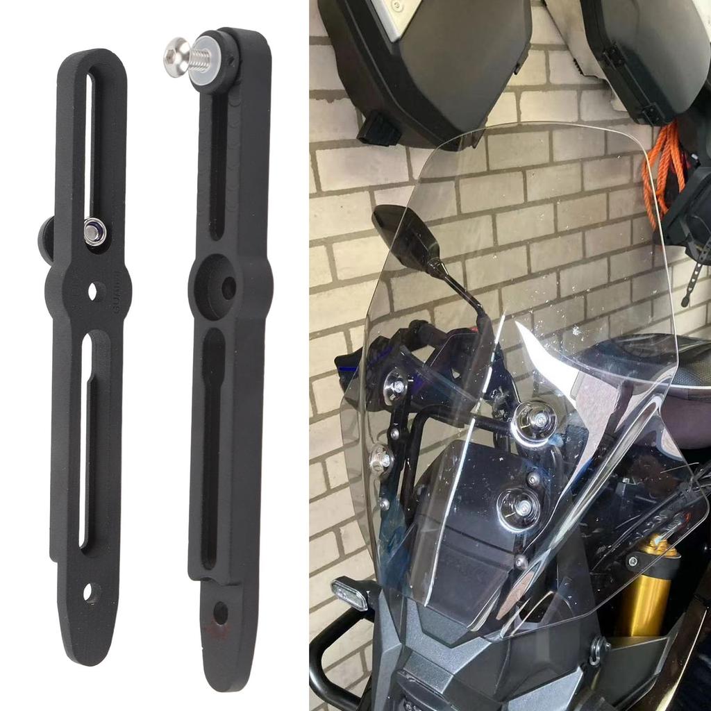 Motorcycle Windscreen Adjuster Windshield Bracket Adjustable Easy Installation CNC Aluminum Fits V-Strom DL 800DE 2022-2024 1 Pair