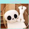 Crossbones Halloween Skull Plush Toy Stuffed Animal Doll Home Decoration Gifts