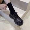 Super High Heel Lace Up Single Shoes Women  Spring New Style Mary Jane Shoes  Heightened Personality Women's High Heels