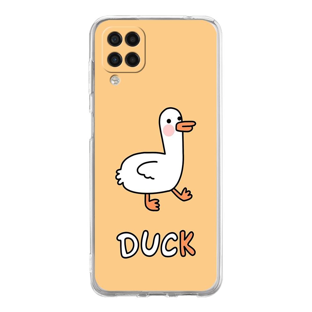 

Мультяшная Утка Гусь Игровой Чехол для Телефона Для Samsung A13 A33 A73 A53 A23 A51 A71 A21S A12 A31 A41 A05s A03S A15 A25 A32 5G Прозрачный Чехол Samsung A05s