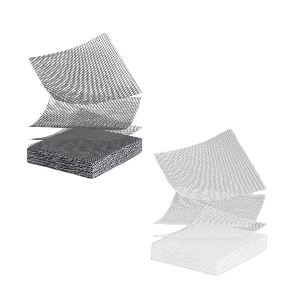 50x Flower Pot Hole Mesh Pad, Bonsai Bottom Grid Mat ,Gardening Gifts, Mesh Screen for Garden Outdoor Potted Plants Gardeners