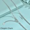 Custom 925 Sterling Silver Italy Link Chain Set Lobster Clasp Adjustable Snake Bone Sweater Chains Necklace Fashion Jewelry