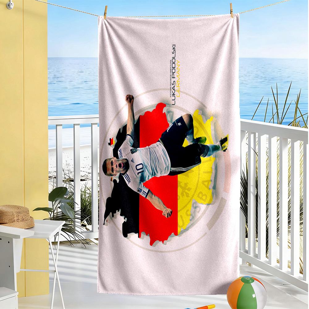 Ac Milan Celebration Moment Beach Towel Super Soft & Absorbent Comfortable Lightweight