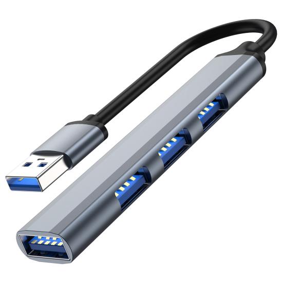 Premium USB Expander 4 Ports Ultradünn Plug Play