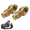 2 Pcs   Alloy Oil Disc Brake Bleed Nipple Exhaust Screws Set for Road   Accessories