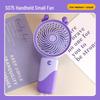 Rechargeable Mini USB Desk Fan: Portable, Strong Wind Handheld Electric Fan